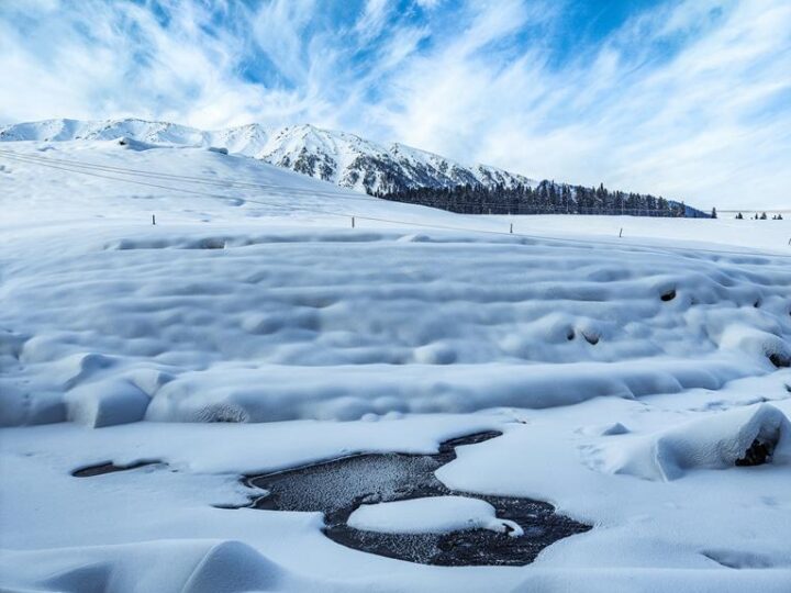 cold and pristine mountain lake